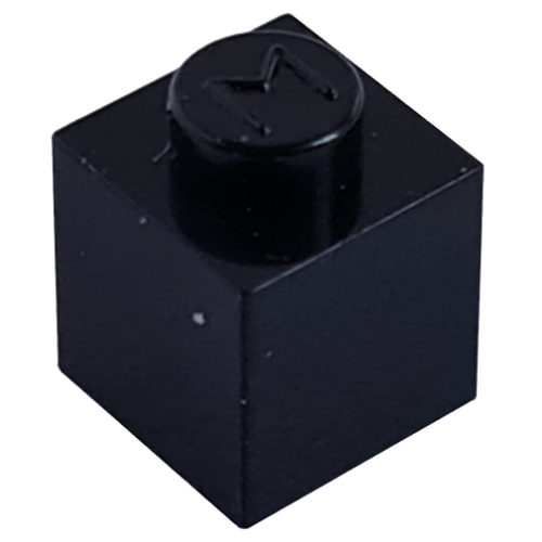 Modulex Brick 1 x 1 with M on Stud
