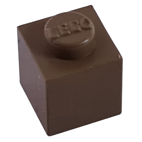 Modulex Brick 1 x 1 with LEGO on Stud
