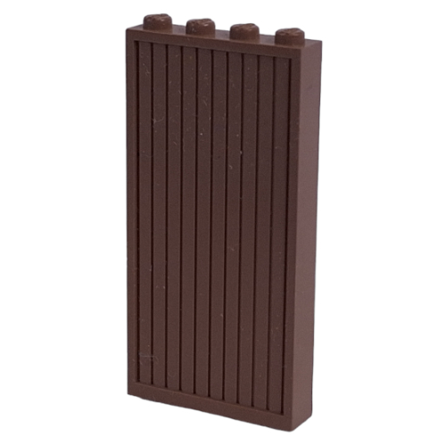 Modulex Door Panel 1 x 4 x 8 Ridged with Lego on Studs