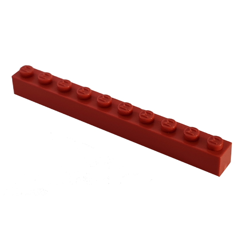 Modulex Brick 1 x 10 with M on Stud