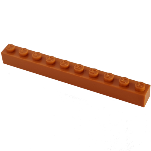 Modulex Brick 1 x 10 with M on Stud