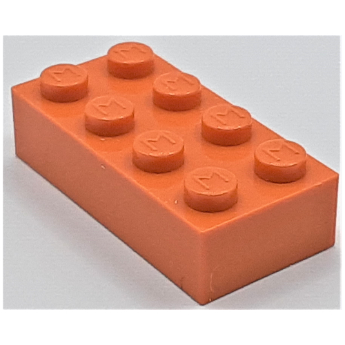 Modulex Brick 2 x 4 with M on Studs
