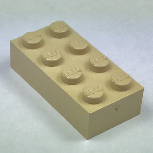 Modulex Brick 2 x 4 with LEGO on Studs
