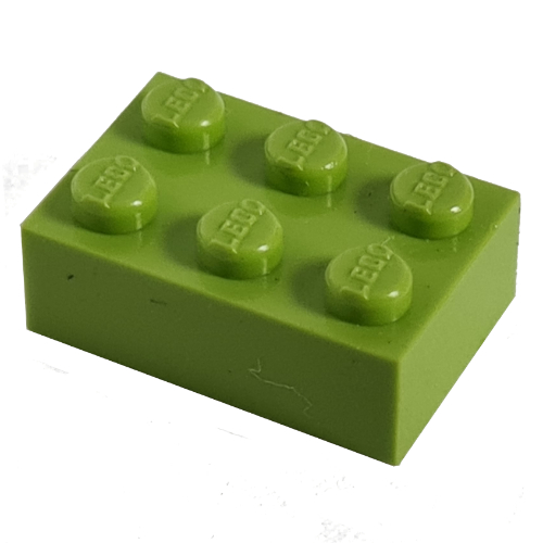 Modulex Brick 2 x 3 with LEGO on Studs