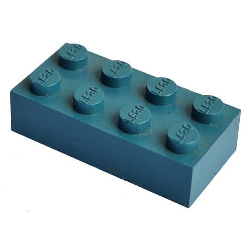 Modulex Brick 2 x 4 with LEGO on Studs