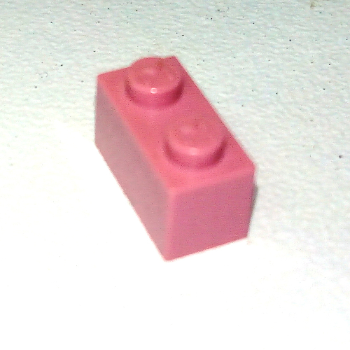 Modulex Brick 1 x 2 with M on Stud