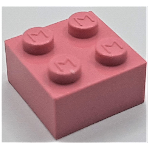 Modulex Brick 2 x 2 with M on Studs
