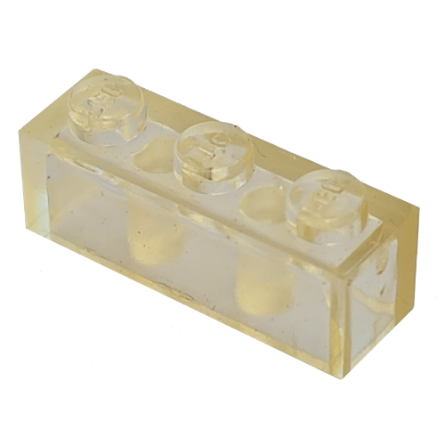 Modulex Brick 1 x 3 with LEGO on Stud