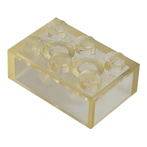 Modulex Brick 2 x 3 with LEGO on Studs