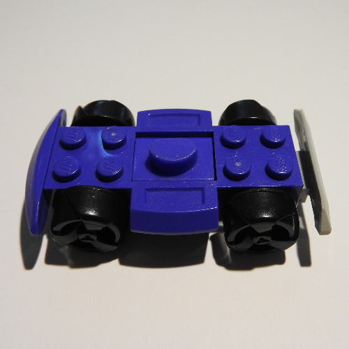 Vehicle Base 4 x 6 Racer Base with Black Wheels