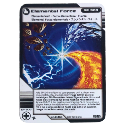 LEGO part Trading Card, Ninjago Deck #2: 82 - Elemental Force - International Version
