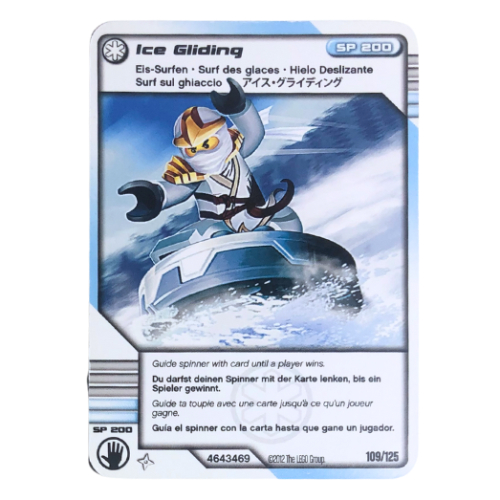 LEGO part Trading Card, Ninjago Deck #2: 109 - Ice Gliding - International Version