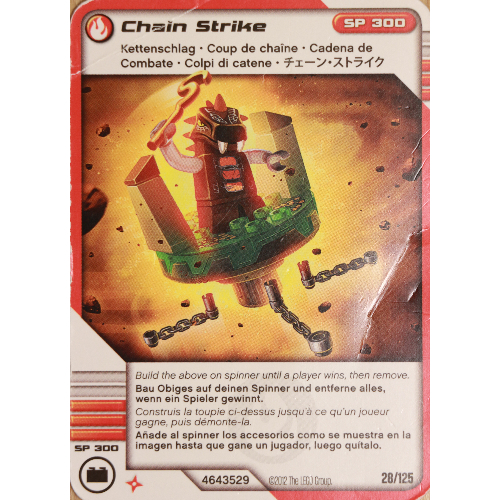 LEGO part Trading Card, Ninjago Deck #2: 28 - Chain Strike - International Version