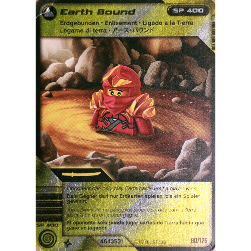 LEGO part Trading Card, Ninjago Deck #2: 80 - Earth Bound - International Version