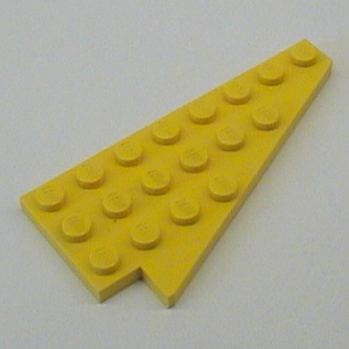 Wedge, Plate 8 x 4 Wing Right without Underside Stud Notch