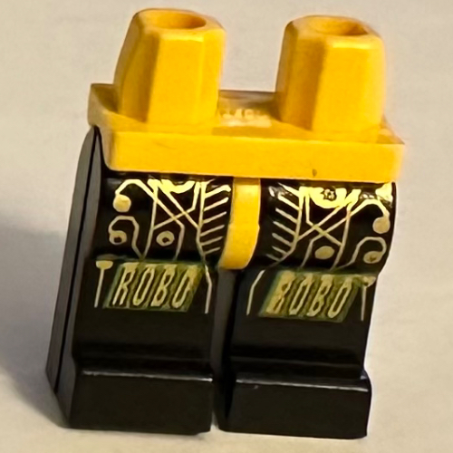 Hips and Black Legs with Space RoboForce Gold Circuitry Print