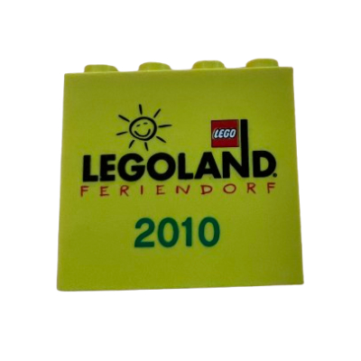 Brick 2 x 4 x 3 with 'Legoland Feriendorf 2010 print