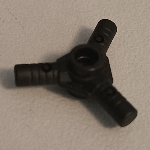 Image of part Tool Connector 3 Bar, 120 deg, Stud on Both Sides