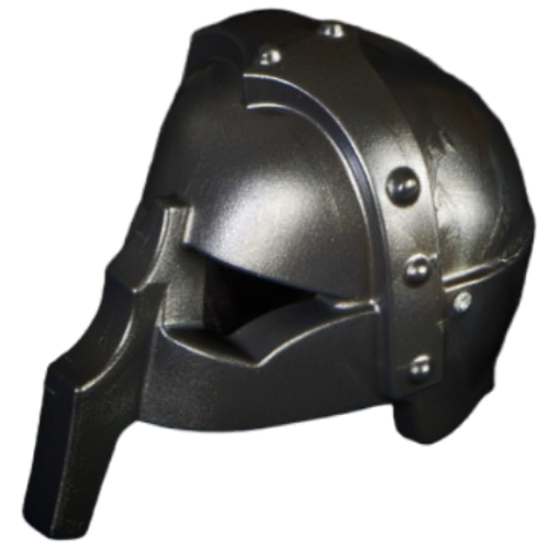 Image of part Helmet Orc with Straight Nose Protector (Sam)