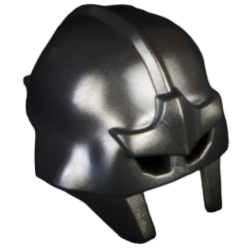 Image of part Helmet Orc with Straight Cheek Guards