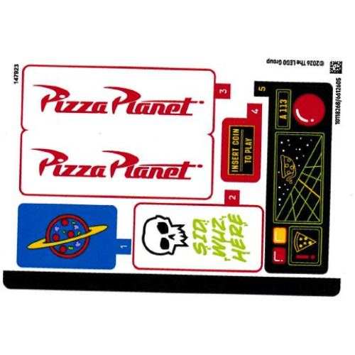 Sticker Sheet for Set 43307-1