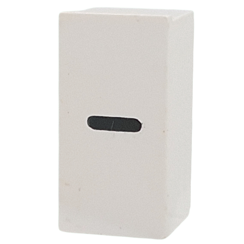 Tile Special 1 x 2 x 5/6 with Stud Hole in End with '-' print
