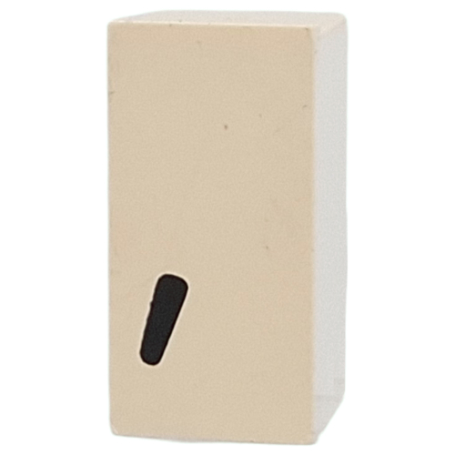 Tile Special 1 x 2 x 5/6 with Stud Hole in End with ',' print