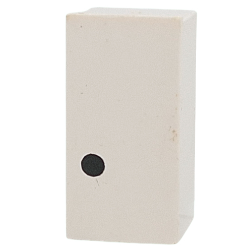 Tile Special 1 x 2 x 5/6 with Stud Hole in End with '.' print