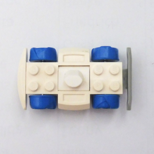 Vehicle Base 4 x 6 Racer Base with Blue Wheels