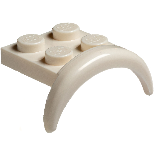 Wheel Arch, Mudguard 2 x 3 x 1 1/3 with 2 x 2 Plate
