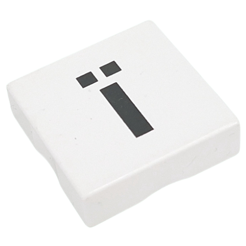 Duplo Tile 2 x 2 with Lowercase 'ï' Print