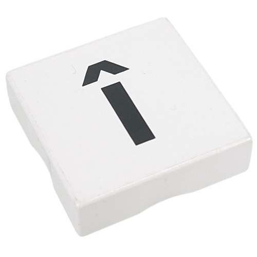 Duplo Tile 2 x 2 with Lowercase 'î' Print