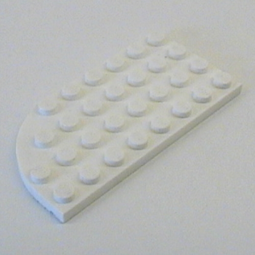 Plate Round Corner Left 4 x 8 4 x 8 Left