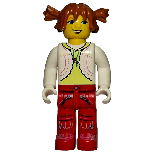 Juniors Midifig, Tina, White Torso and Red Legs