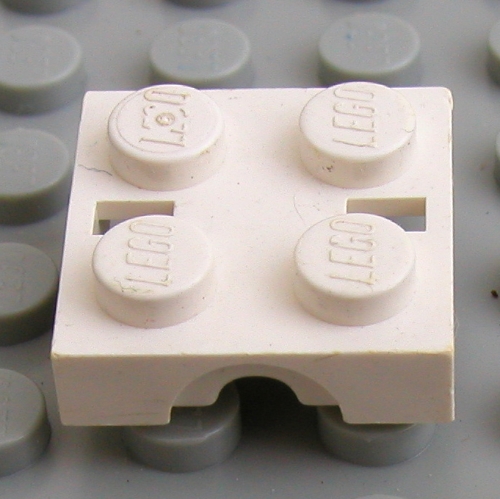LEGO part Brick 2 x 2 Arm Holder Upper Part without Hole