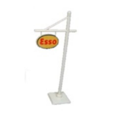 Road Sign Cantilever Cruciform with 'Esso' Print