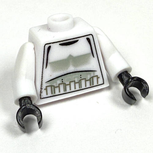 Pen Bead, Minifigure Torso with Armor, Stormtrooper Print