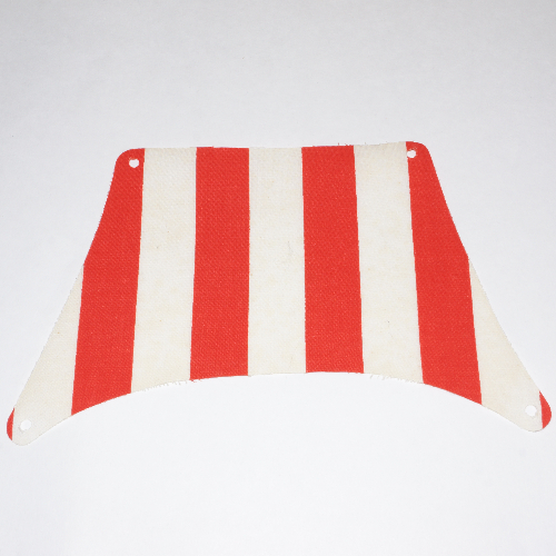 Sail, Top, 27 x 17 with Red Thick Stripes Print