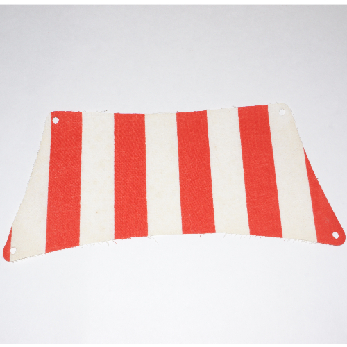 Sail, Bottom, 30 x 15 with Red Thick Stripes Print