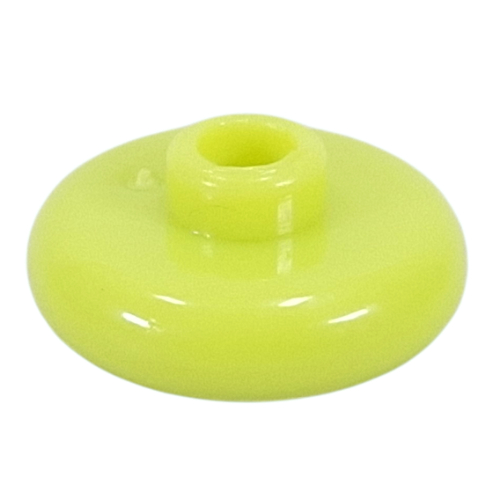 Pen Bead, Round Short, Curved Edge