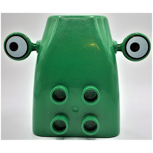 Duplo Steamroller Front with Grille and Headlight Eyes (Roley) Print