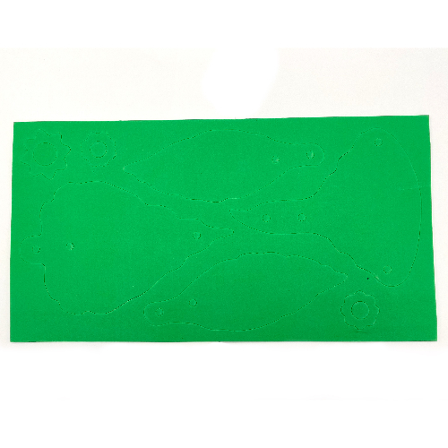 LEGO part Belville, Plant, Leaves for Set 5861 [Complete Sheet]