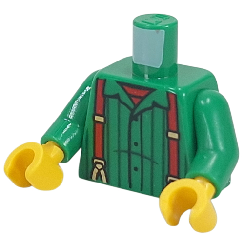 Torso, Green Arms, Yellow Hands with print