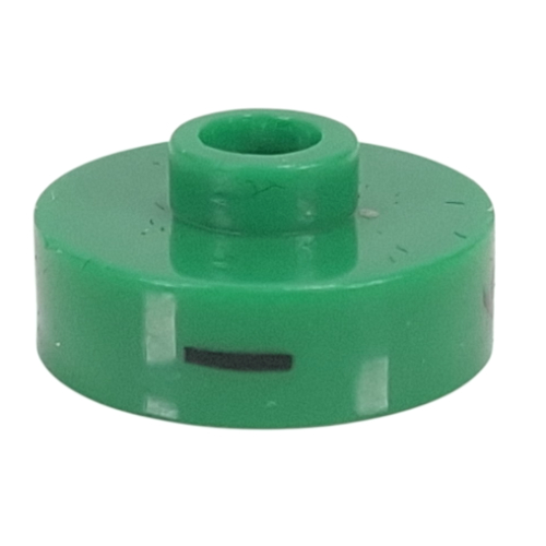 Pen Bead, Round Short, Flat Edge with 'I', '6', 'R' Print
