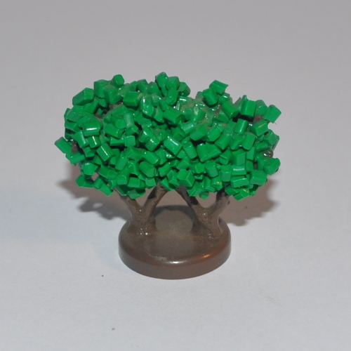 Plant, Tree Granulated Bush with 2 Trunks