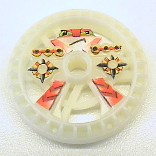 Technic Disc 5 x 5 Notched, Blazooka