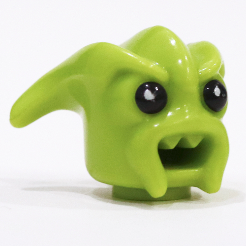 Minifig Head Special, Kranxx with Black Eyes and Open Mouth Print