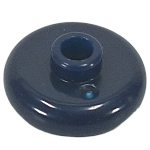 Pen Bead, Round Short, Curved Edge