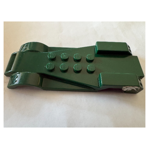 Vehicle Base, 4 x 10 with Mudguards, Fast Food Racer, with Headlights
