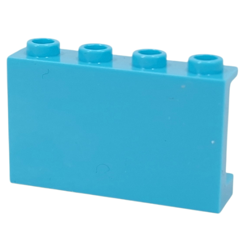 Panel 1 x 4 x 2 with Side Supports - Hollow Studs